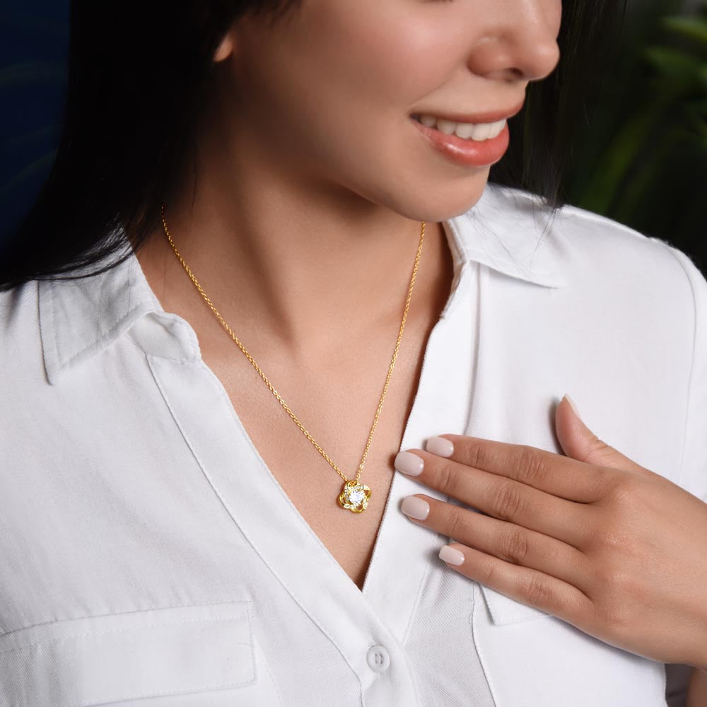 Love Knot To My Soulmate Necklace, Gift for Wife, Girlfriend, Anniversary Necklace