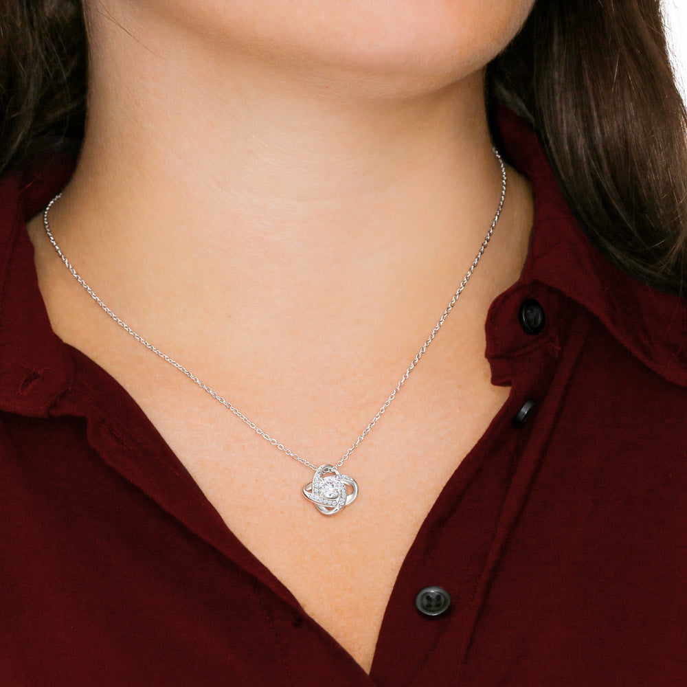 Love Knot To My Soulmate Necklace, Gift for Wife, Girlfriend, Anniversary Necklace