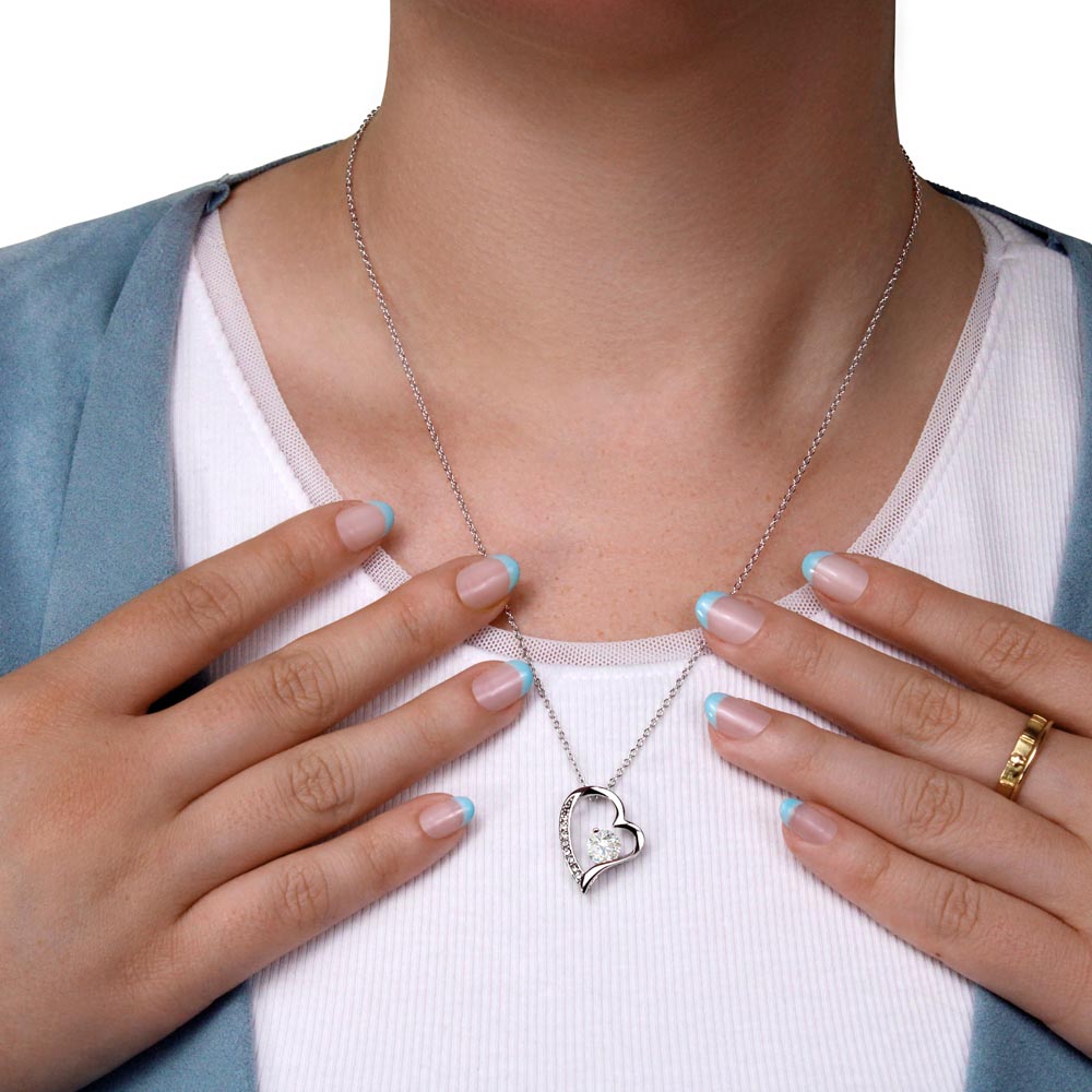 Forever Love To My Soulmate Necklace, Anniversary Soulmate Jewelry, Gift for Girlfriend